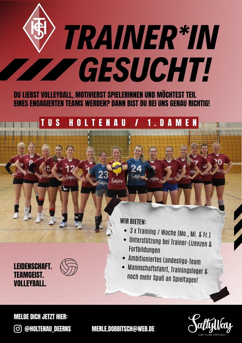 Trainer gesucht Volleyball